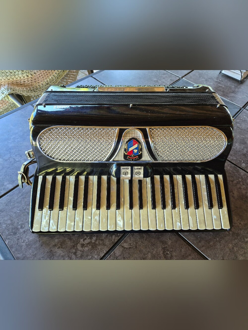 Vardes Accordian Vintage Italian Made